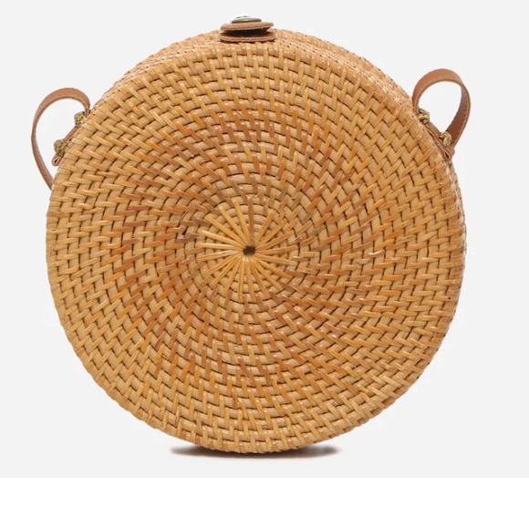 Handwoven rattan Crossbody Bag - Picture 2 of 10